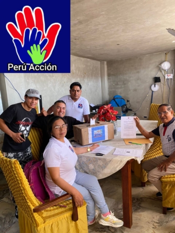 Trujillo aperturando la mesa de votación.